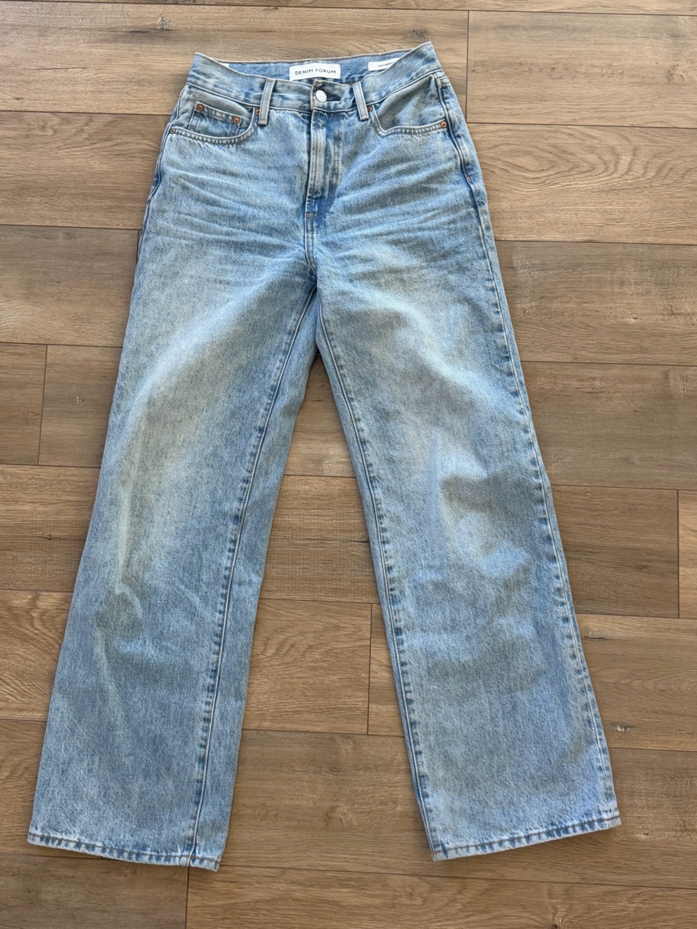 Denim Forum Light Blue Relaxed Jeans